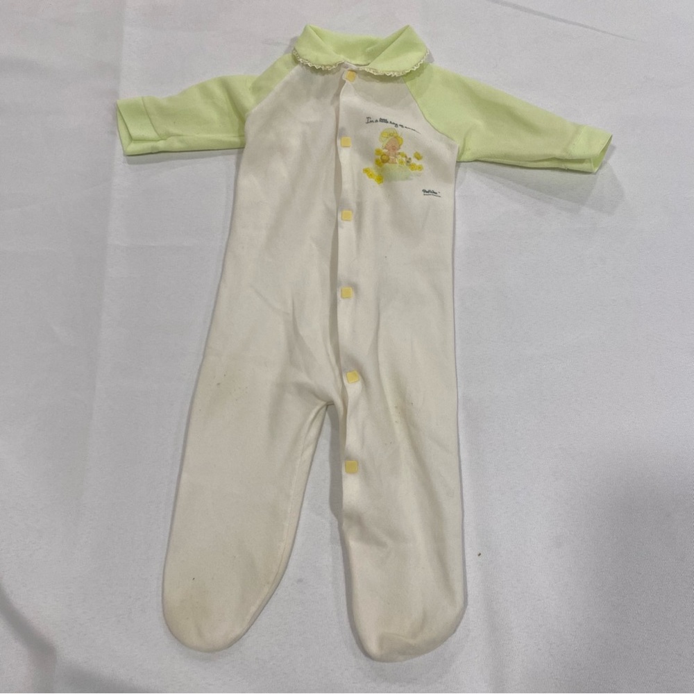 1970s infant one piece sleeper “Ray of Sunshine” 14-19lbs